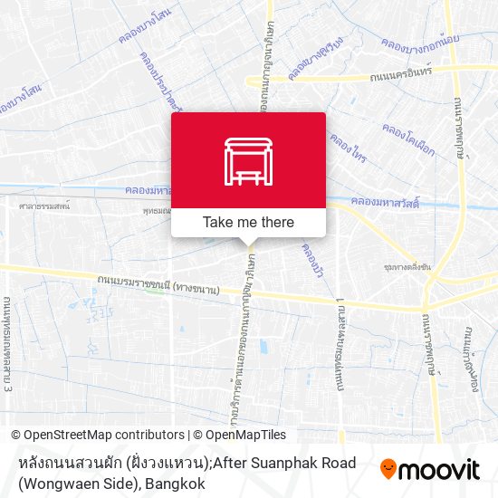 หลังถนนสวนผัก (ฝั่งวงแหวน);After Suanphak Road (Wongwaen Side) map