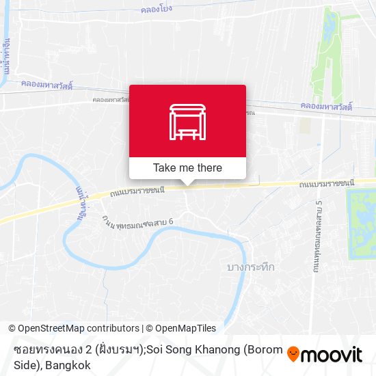 ซอยทรงคนอง 2 (ฝั่งบรมฯ);Soi Song Khanong (Borom Side) map