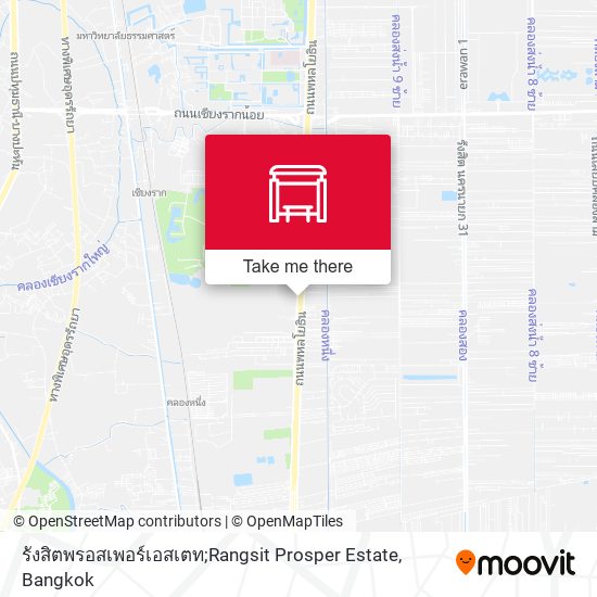 รังสิตพรอสเพอร์เอสเตท;Rangsit Prosper Estate map