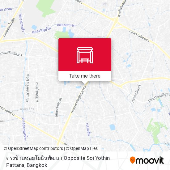 ตรงข้ามซอยโยธินพัฒนา;Opposite Soi Yothin Pattana map