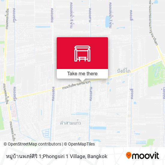 หมู่บ้านพงษ์ศิริ 1;Phongsiri 1 Village map