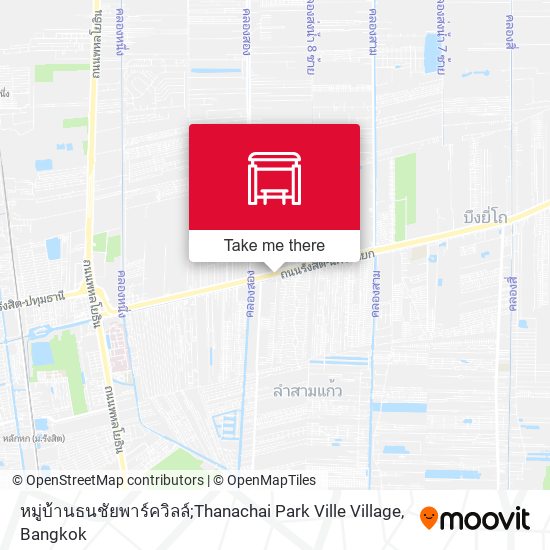 หมู่บ้านธนชัยพาร์ควิลล์;Thanachai Park Ville Village map