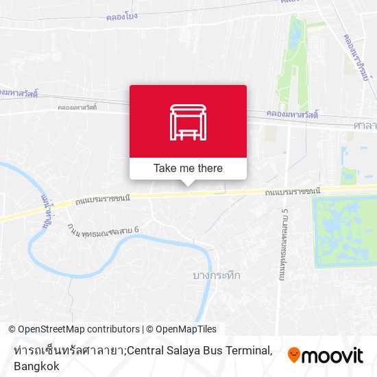 ท่ารถเซ็นทรัลศาลายา;Central Salaya Bus Terminal map