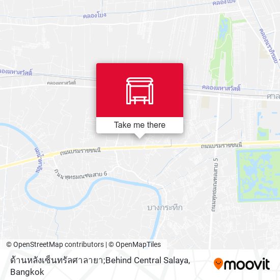 ด้านหลังเซ็นทรัลศาลายา;Behind Central Salaya map