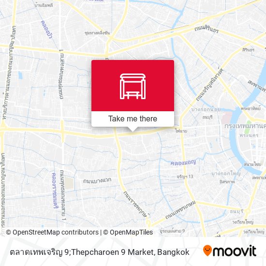 ตลาดเทพเจริญ 9;Thepcharoen 9 Market map