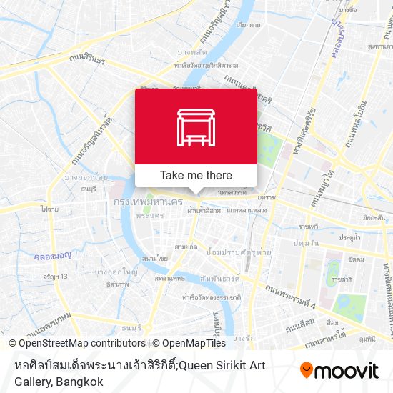 หอศิลป์สมเด็จพระนางเจ้าสิริกิติ์;Queen Sirikit Art Gallery map