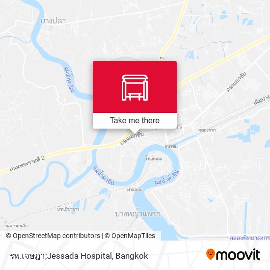 รพ.เจษฎา;Jessada Hospital map