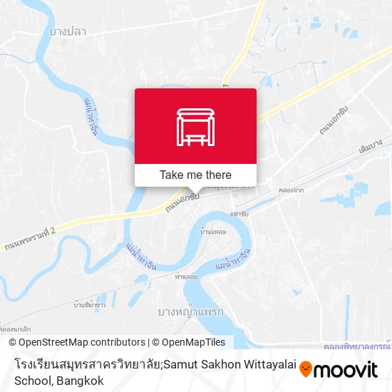 โรงเรียนสมุทรสาครวิทยาลัย;Samut Sakhon Wittayalai School map