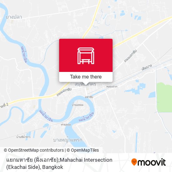 แยกมหาชัย (ฝั่งเอกชัย);Mahachai Intersection (Ekachai Side) map
