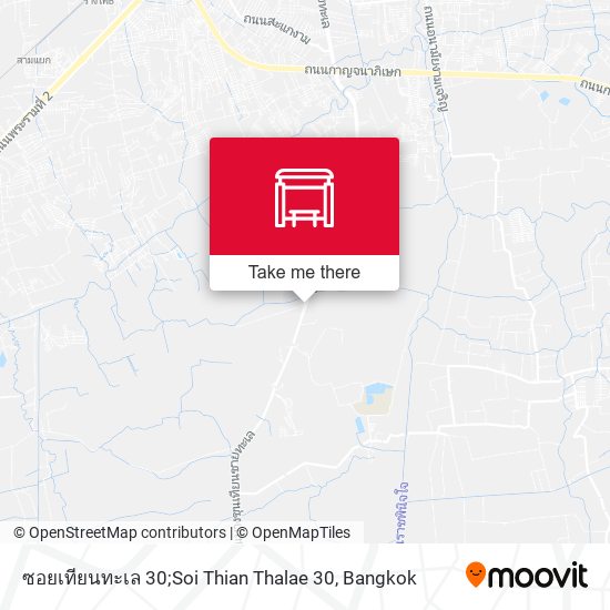 ซอยเทียนทะเล 30;Soi Thian Thalae 30 map