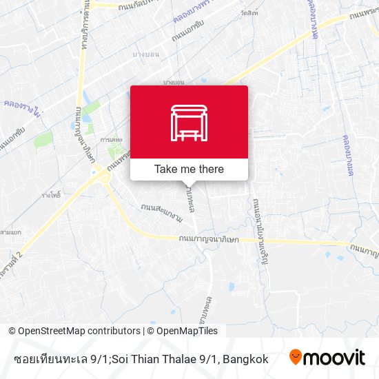 ซอยเทียนทะเล 9 / 1;Soi Thian Thalae 9 / 1 map