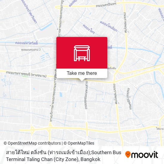 สายใต้ใหม่ ตลิ่งชัน (ท่ารถเมล์เข้าเมือง);Southern Bus Terminal Taling Chan (City Zone) map