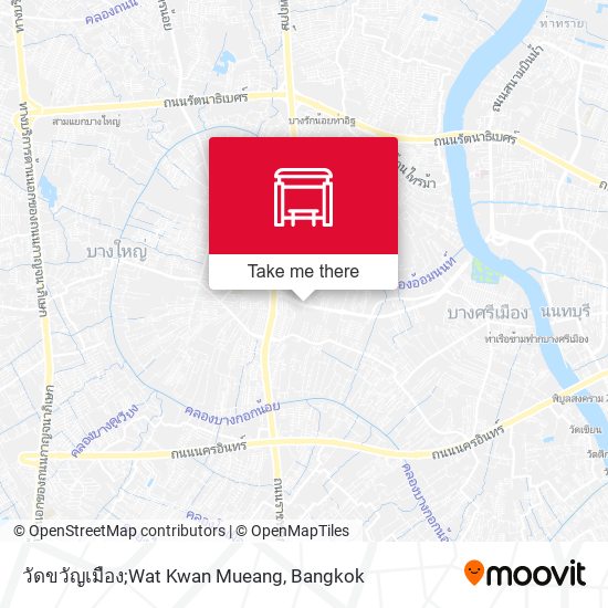 วัดขวัญเมือง;Wat Kwan Mueang map