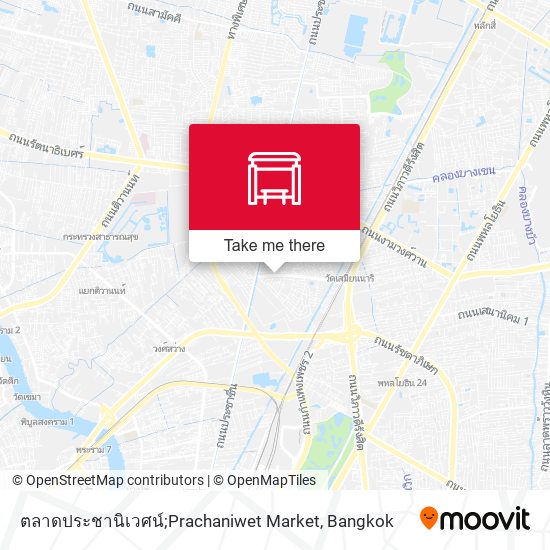 ตลาดประชานิเวศน์;Prachaniwet Market map