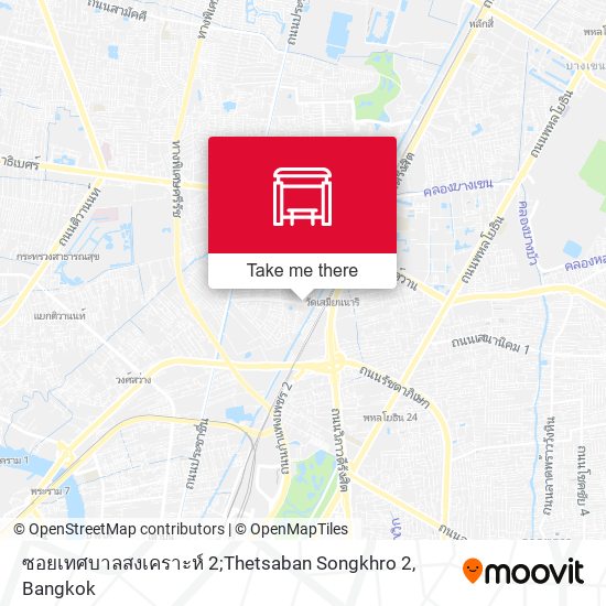 ซอยเทศบาลสงเคราะห์ 2;Thetsaban Songkhro 2 map