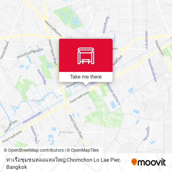 ท่าเรือชุมชนหลอแหลใหญ่;Chomchon Lo Lae Pier map