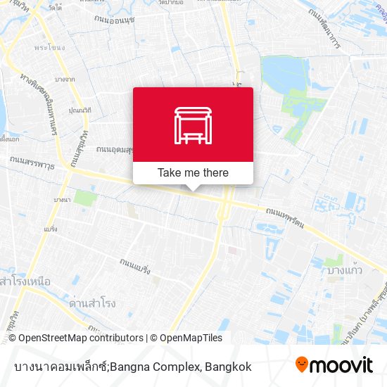 บางนาคอมเพล็กซ์;Bangna Complex map