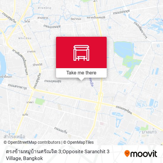 ตรงข้ามหมู่บ้านศรัณจิต 3;Opposite Saranchit 3 Village map