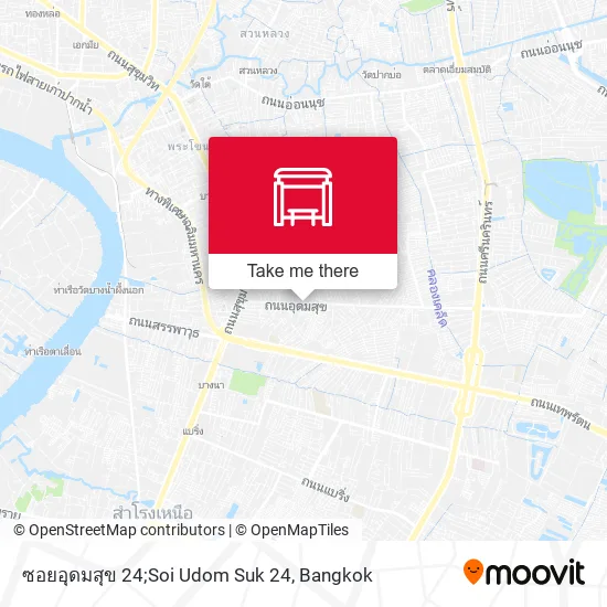 ซอยอุดมสุข 24;Soi Udom Suk 24 map