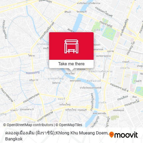 คลองคูเมืองเดิม (ฝั่งราชินิ);Khlong Khu Mueang Doem map