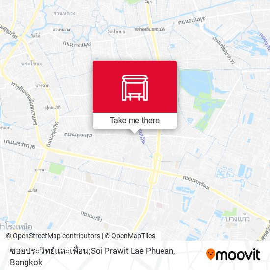ซอยประวิทย์และเพื่อน;Soi Prawit Lae Phuean map
