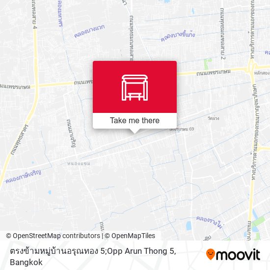 ตรงข้ามหมู่บ้านอรุณทอง 5;Opp Arun Thong 5 map