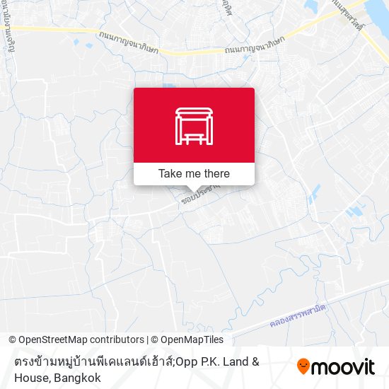 ตรงข้ามหมู่บ้านพีเคแลนด์เฮ้าส์;Opp P.K. Land & House map