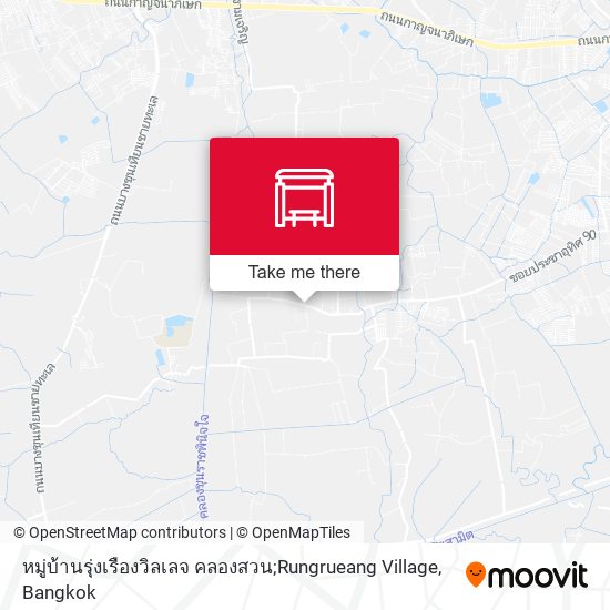 หมู่บ้านรุ่งเรืองวิลเลจ คลองสวน;Rungrueang Village map