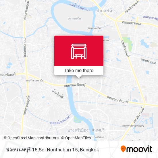 ซอยนนทบุรี 15;Soi Nonthaburi 15 map