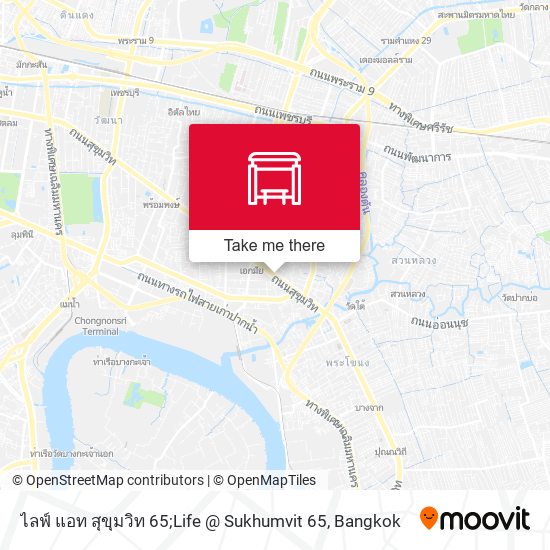 ไลฟ์ แอท สุขุมวิท 65;Life @ Sukhumvit 65 map