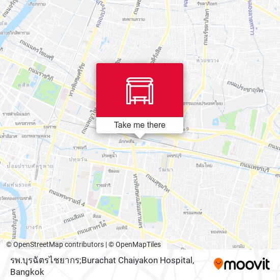 รพ.บุรฉัตรไชยากร;Burachat Chaiyakon Hospital map