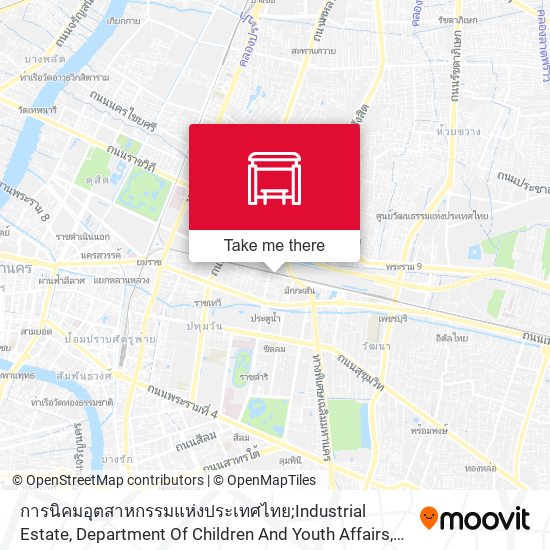 การนิคมอุตสาหกรรมแห่งประเทศไทย;Industrial Estate, Department Of Children And Youth Affairs map