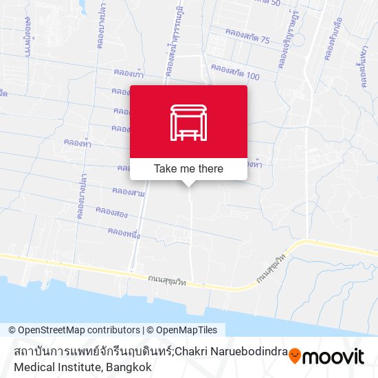 สถาบันการแพทย์จักรีนฤบดินทร์;Chakri Naruebodindra Medical Institute map