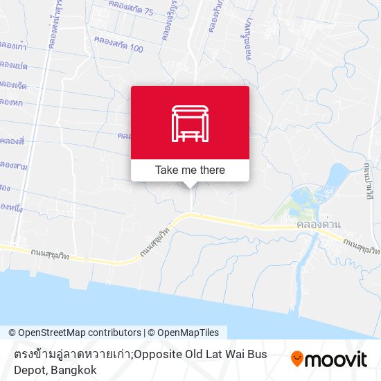 ตรงข้ามอู่ลาดหวายเก่า;Opposite Old Lat Wai Bus Depot map