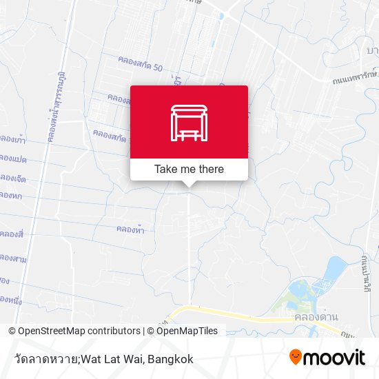 วัดลาดหวาย;Wat Lat Wai map