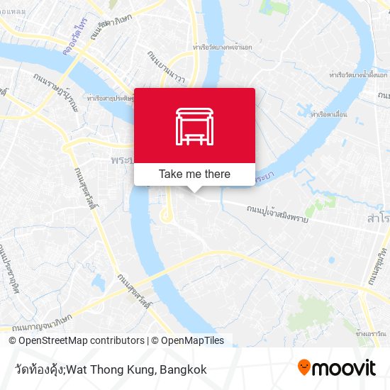 วัดท้องคุ้ง;Wat Thong Kung map