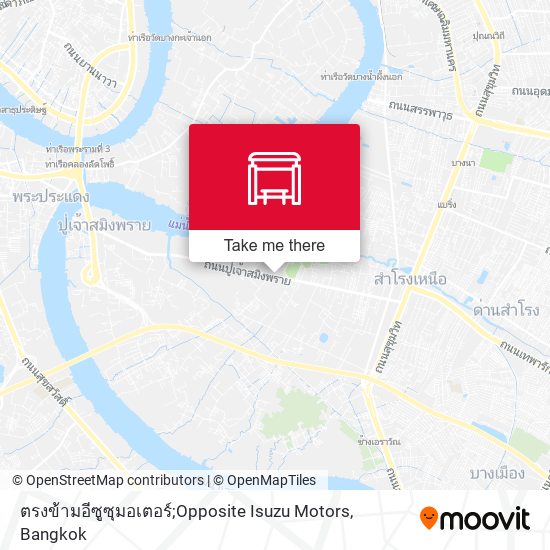 ตรงข้ามอีซูซุมอเตอร์;Opposite Isuzu Motors map