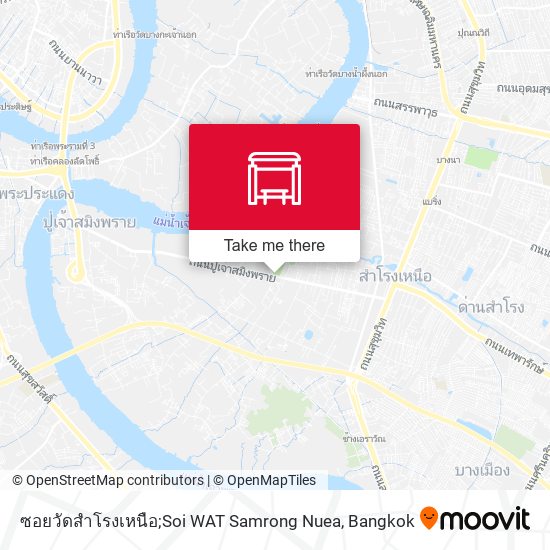 ซอยวัดสำโรงเหนือ;Soi WAT Samrong Nuea map