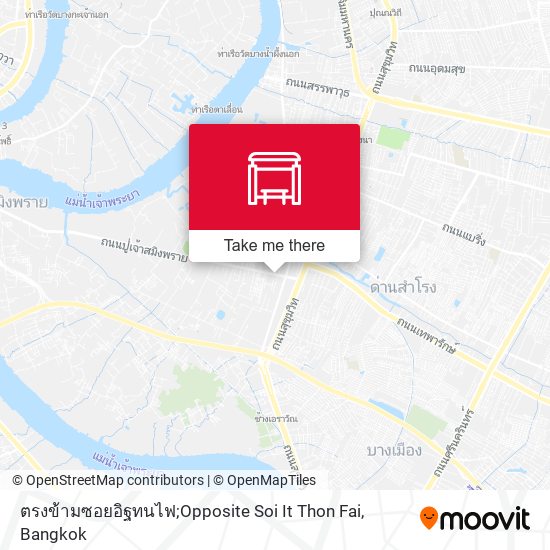 ตรงข้ามซอยอิฐทนไฟ;Opposite Soi It Thon Fai map