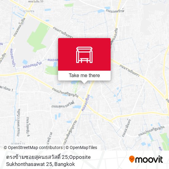 ตรงข้ามซอยสุคนธสวัสดิ์ 25;Opposite Sukhonthasawat 25 map