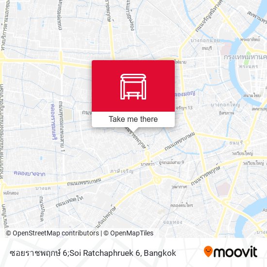 ซอยราชพฤกษ์ 6;Soi Ratchaphruek 6 map