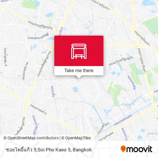 ซอยโพธิ์แก้ว 5;Soi Pho Kaeo 5 map