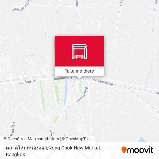 ตลาดใหม่หนองจอก;Nong Chok New Market map