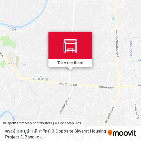ตรงข้ามหมู่บ้านสิวารัตน์ 3;Opposite Siwarat Housing Project 3 map