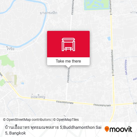 บ้านเอื้ออาทร พุทธมณฑลสาย 5;Buddhamonthon Sai 5 map