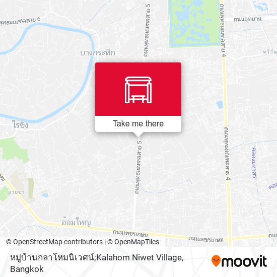 หมู่บ้านกลาโหมนิเวศน์;Kalahom Niwet Village map