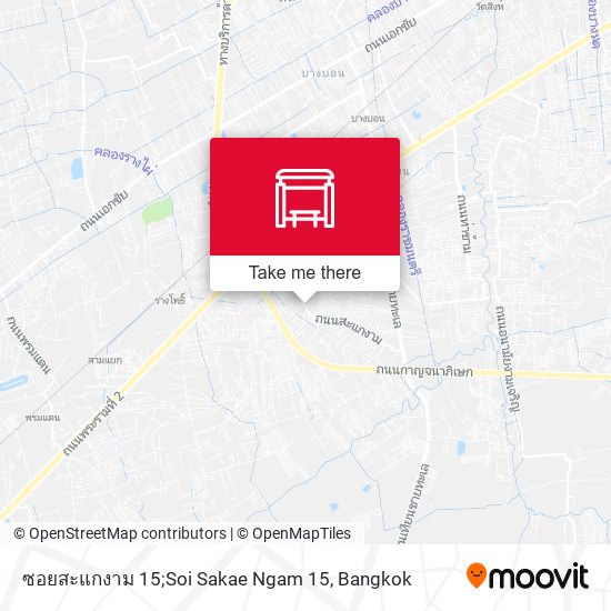 ซอยสะแกงาม 15;Soi Sakae Ngam 15 map