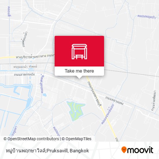 หมู่บ้านพฤกษาวิลล์;Pruksavill map
