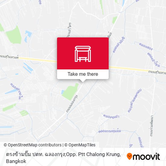 ตรงข้ามปั๊ม ปตท. ฉลองกรุง;Opp. Ptt Chalong Krung map