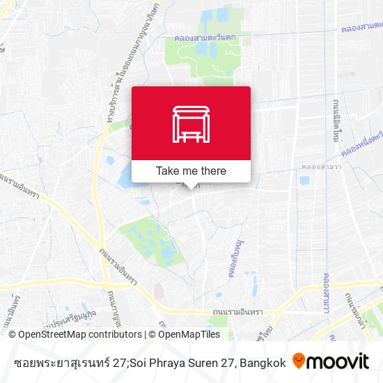 ซอยพระยาสุเรนทร์ 27;Soi Phraya Suren 27 map
